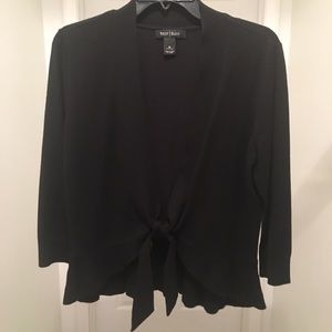NWOT Black Tie Cardigan